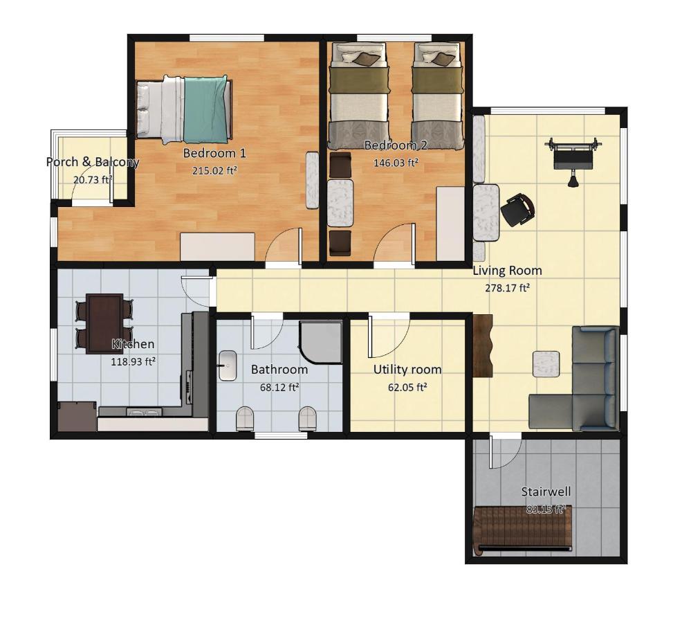 Aparthotel 2 ,,Cosy House Kaunas" & Parking Ngoại thất bức ảnh