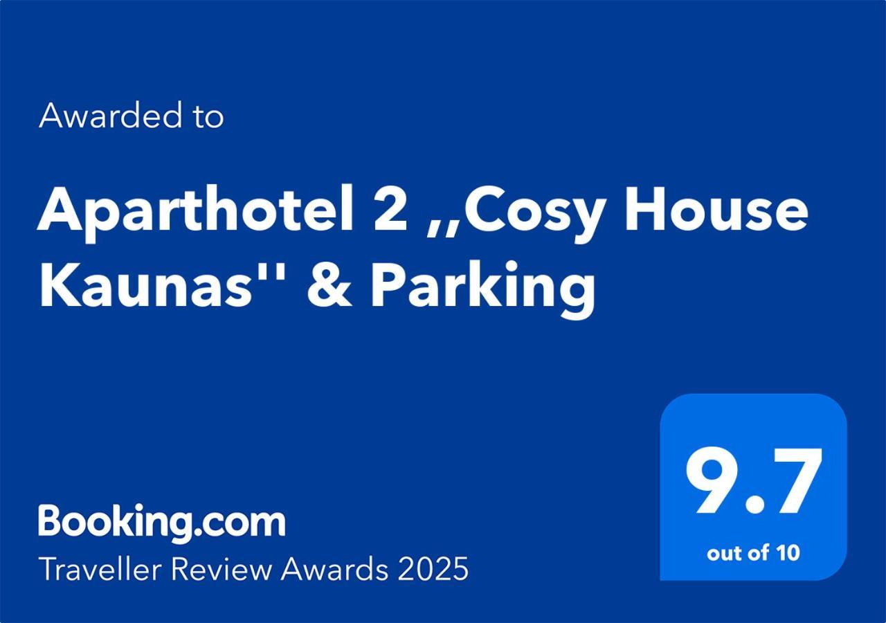 Aparthotel 2 ,,Cosy House Kaunas" & Parking Ngoại thất bức ảnh